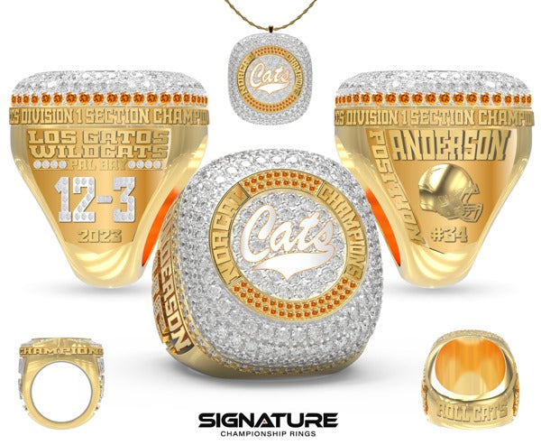 Los Gatos High School Football 2023 Championship Ring