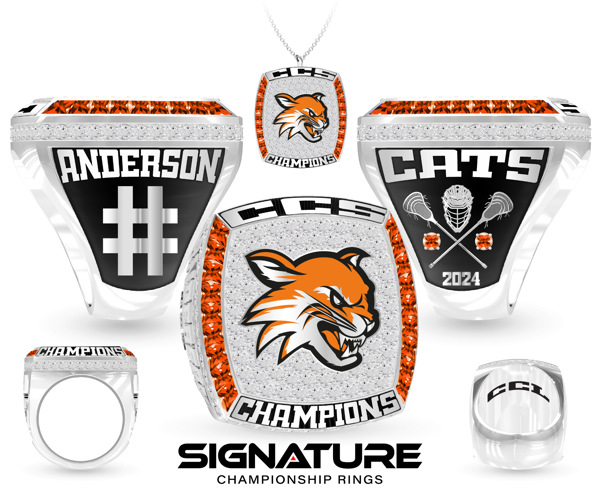 Los Gatos High School Lacrosse -Men's 2024 Championship Ring
