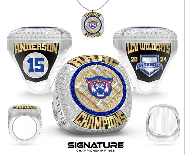 Louisiana Christian University Baseball 2024 Championship Ring