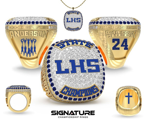 Lovington High School Cheer 2024 Championship Ring