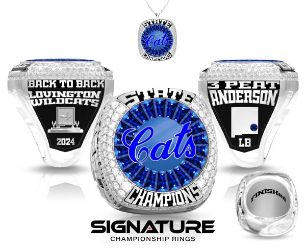 Lovington High School Powerlifting 2024 Championship Ring