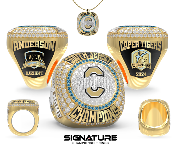 Lower Cape May Regional High School Wrestling 2024 Championship Ring
