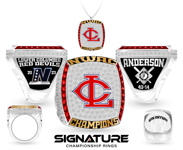 Lower Columbia College Baseball 2023 Championship Ring