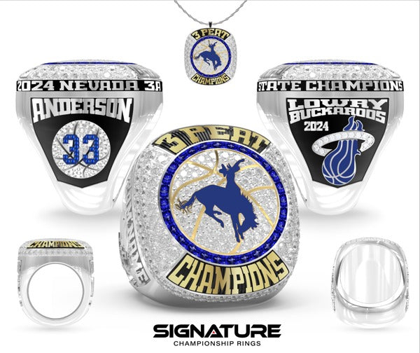 Lowry High School Basketball -Women's 2024 Championship Ring