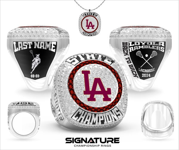 Loyola Academy Lacrosse -Women's 2024 Championship Ring