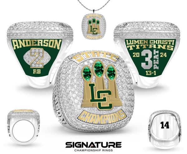 Lumen Christi Catholic School (High School) Football 2024 Championship Ring