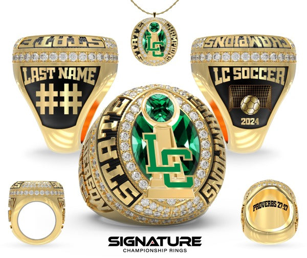 Lumen Christi Catholic School (High School) Soccer -Women's 2024 Championship Ring
