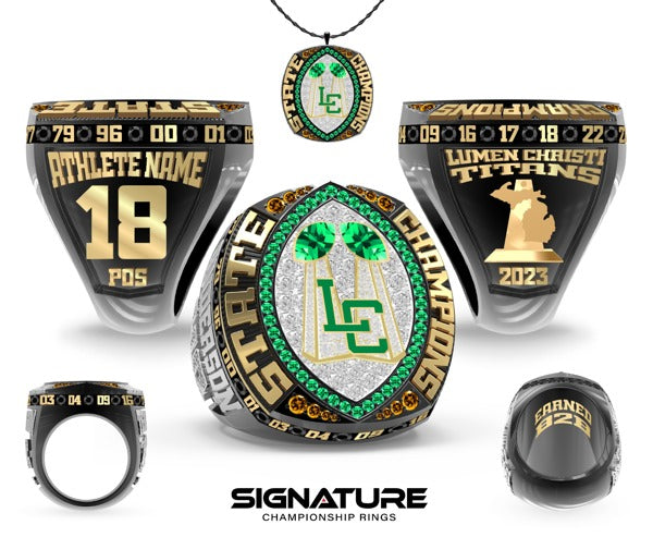 Lumen Christi Catholic School (High School) Football 2023 Championship Ring