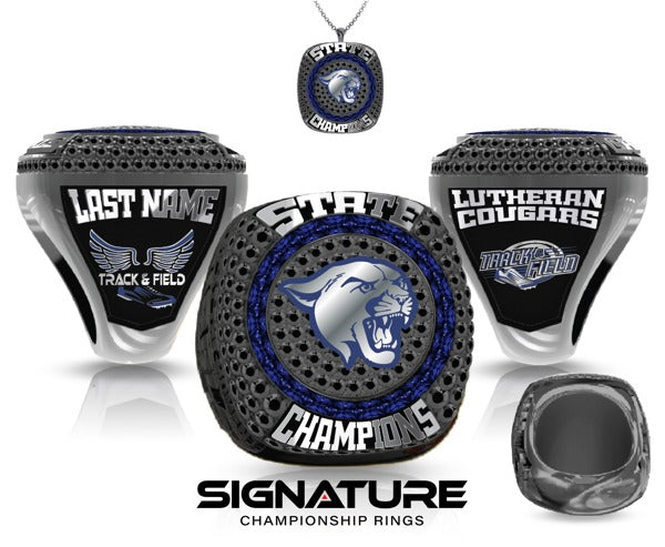 Lutheran High School of St. Charles County Track &amp; Field -Women's 2023 Championship Ring