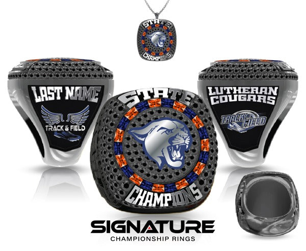 Lutheran High School of St. Charles County Track &amp; Field -Women's 2023 Championship Ring
