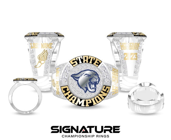 Lutheran High School of St. Charles County Track &amp; Field -Women's 2023 Championship Ring