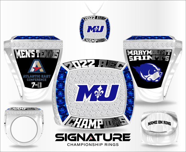 Marymount University Championship Ring - Sterling Silver