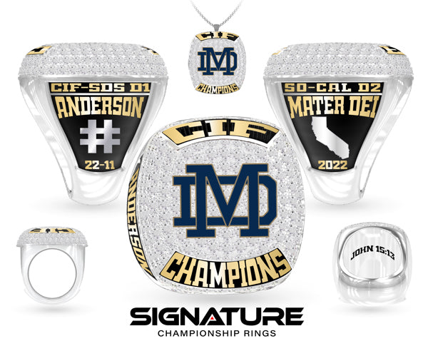 Mater Dei Catholic High School Championship Ring