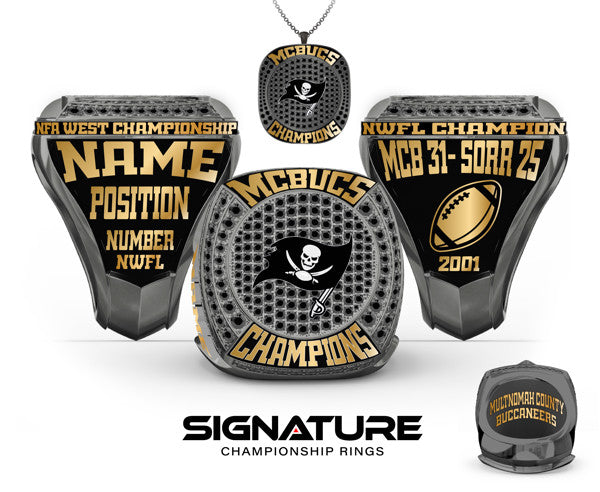 MCBUCS FOOTBALL Championship Ring