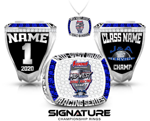 J & A Midwest Drag Championship Ring