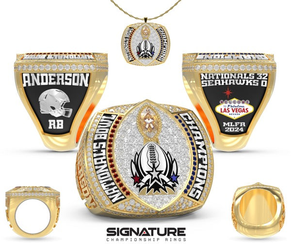 Nationals Team Football 2024 Championship Ring
