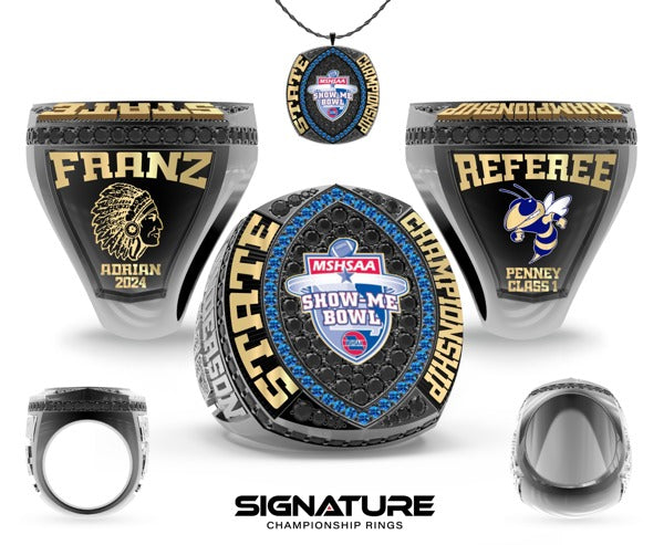 Football Officials Show Me Bowl 2024 Championship Ring