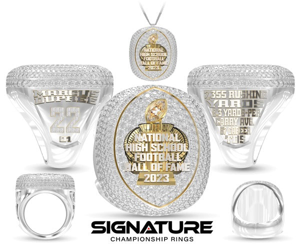 Marcus Dupree National High School Football 2023 Hall of Fame Championship Ring
