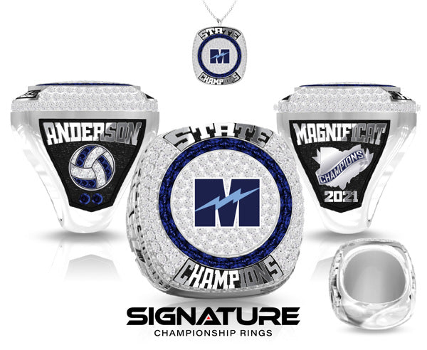 Magnificat Coach's rings-2 stones