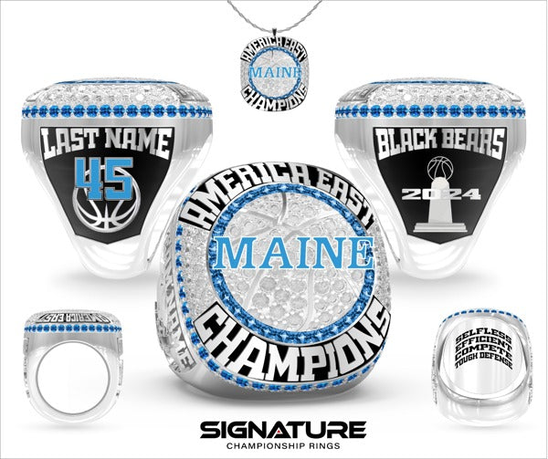 University of Maine Basketball -Women's 2024 Championship Ring
