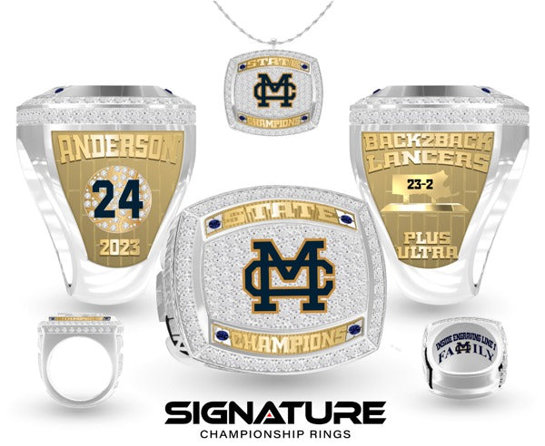 Malden Catholic Basketball -Men's 2023 Championship Ring