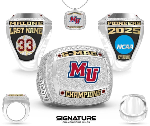 Malone University Basketball -Men's 2025 Championship Ring