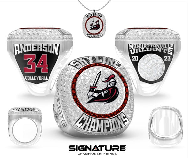 Manhattanville University Volleyball -Women's 2023 &amp; 2022 Championship Ring