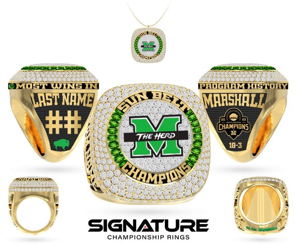 Marshall University Soccer -Men's 2023 Championship Ring
