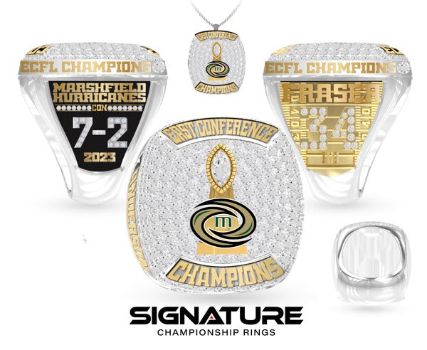 Marshfield Hurricanes Football 2023 Championship Ring