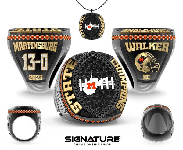 Martinsburg High School Football 2023 Championship Ring
