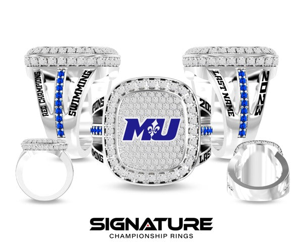 Marymount University Women's Swimming &amp; Diving 2023 Fashion Ring