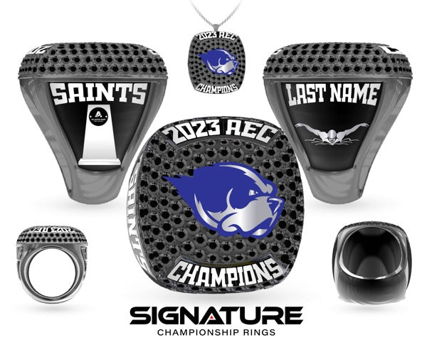 Marymount University Men's Swimming &amp; Diving 2023 Championship Ring
