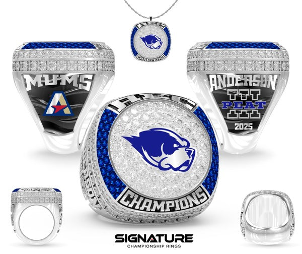 Marymount University Swimming &amp; Diving 2025 Championship Ring