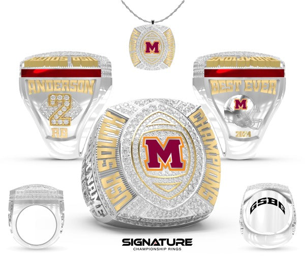 Maryville College Football 2024 Championship Ring