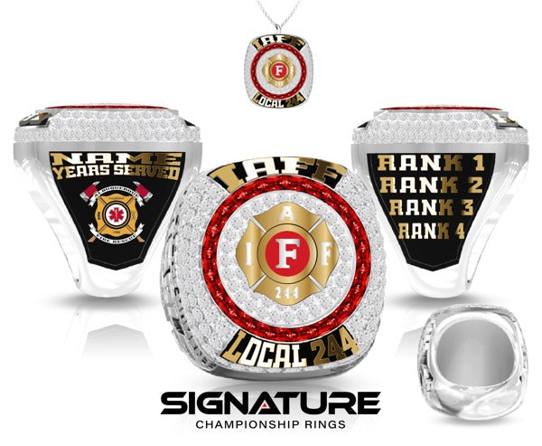 IAFF Local 244 Albuquerque Fire & Rescue Retirement Championship Ring