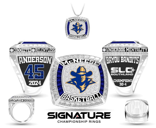 McNeese State University Basketball -Men's 2024 Championship Ring