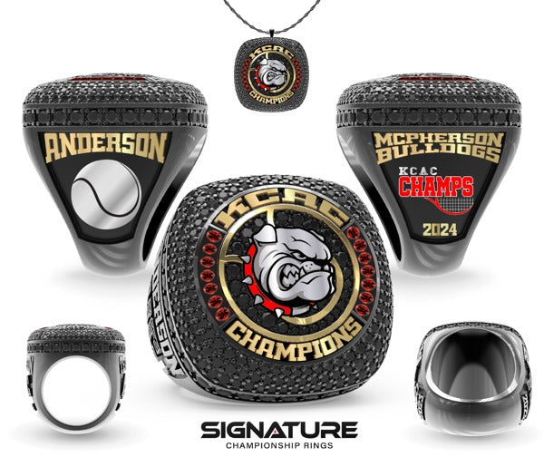McPherson College Tennis -Men's 2024 Championship Ring