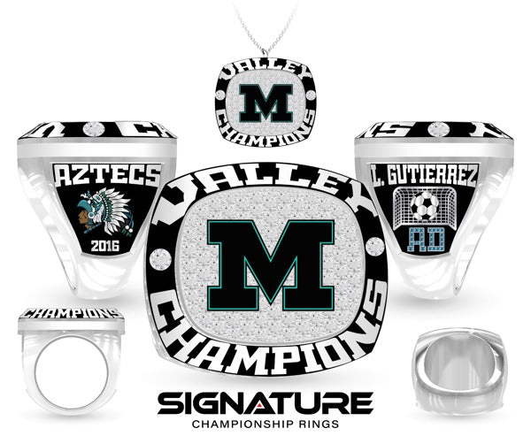 Mendota High School Soccer -Men's 2016 Championship Ring