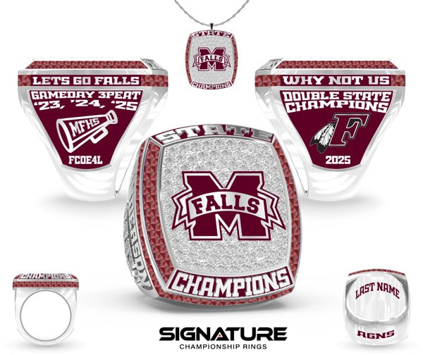 Menomonee Falls High School Cheer 2025 Championship Ring