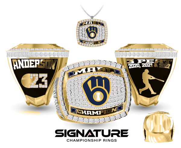 Metro Brewers Baseball Championship Ring