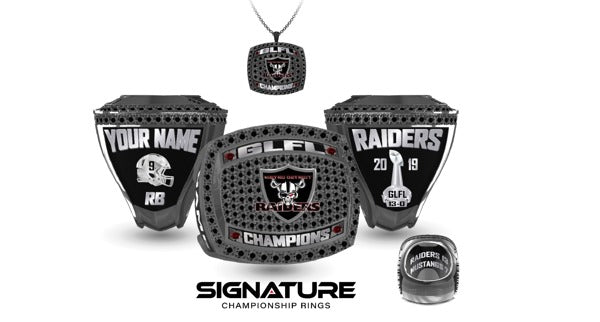 Metro Detroit Raiders Championship Ring
