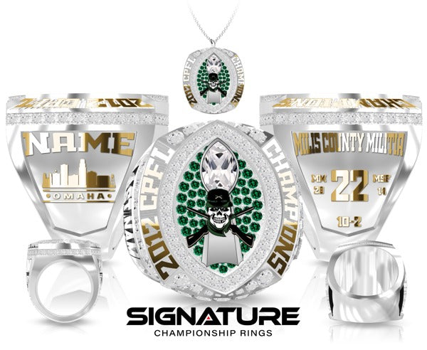 Metro Militia Football 2012 CPFL Championship Ring