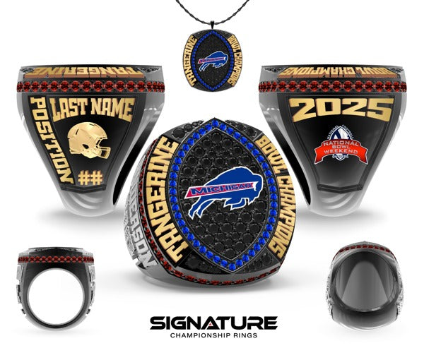 Michigan Bills Football 2025 Championship Ring