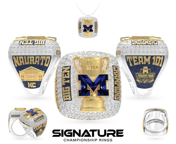University of Michigan Hockey -Men's 2023 Championship Ring
