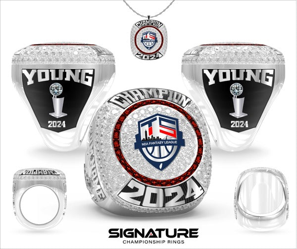 Fantasy Basketball 2024 Championship Ring
