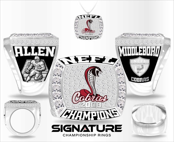 Middleboro Football Football 2008 Championship Ring
