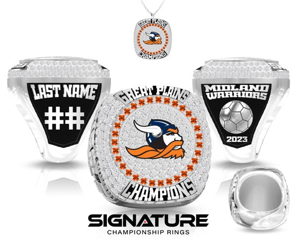 Midland University Soccer -Women's 2023 Championship Ring