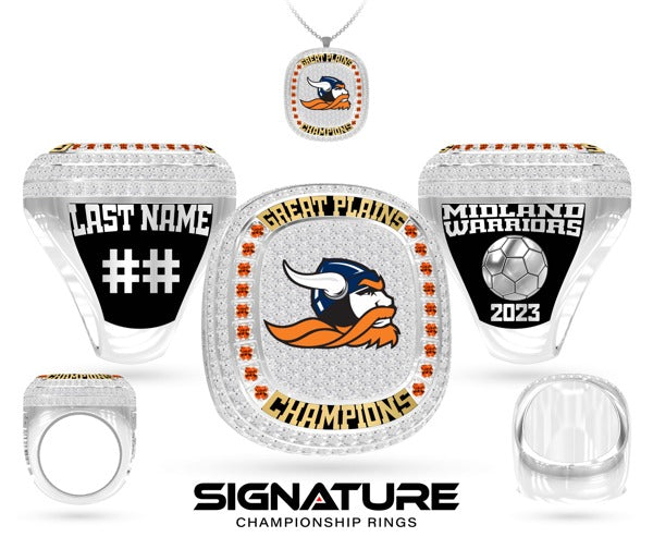 Midland University Soccer -Women's 2023 Championship Ring