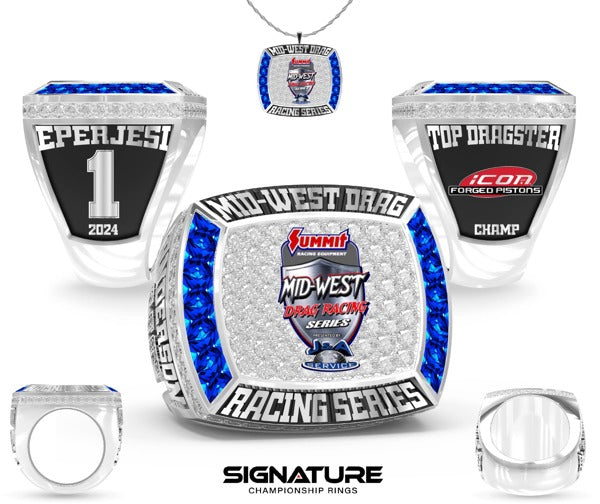 Midwest Drag Other 2024 Top Dragster Championship Ring
