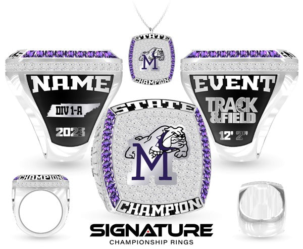 Milan High School OSR Track &amp; Field 2023 State Championship Ring